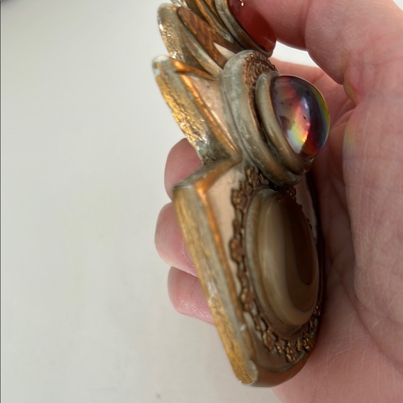 80s Vintage Multicolor Stone Brooch large size - Picture 7 of 13